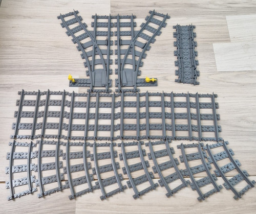 Lego train track - bundle, x